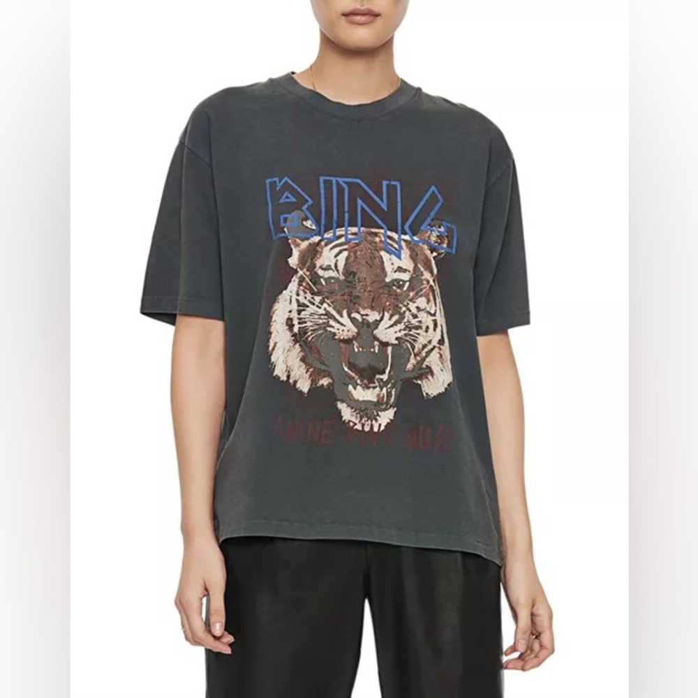 Anine Bing Tiger Printed T-Shirt